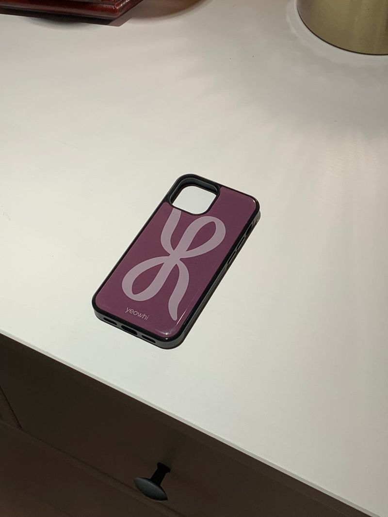 [MADE] yeowhi logo epoxy bumper case_violet
