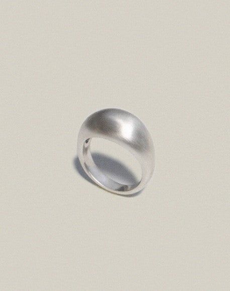 Volume Ring Matt Silver