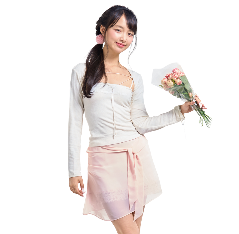 Forusring（フォーラスリング）の「LILY LACE BOLERO SET-UP [IVORY]（Tops）」