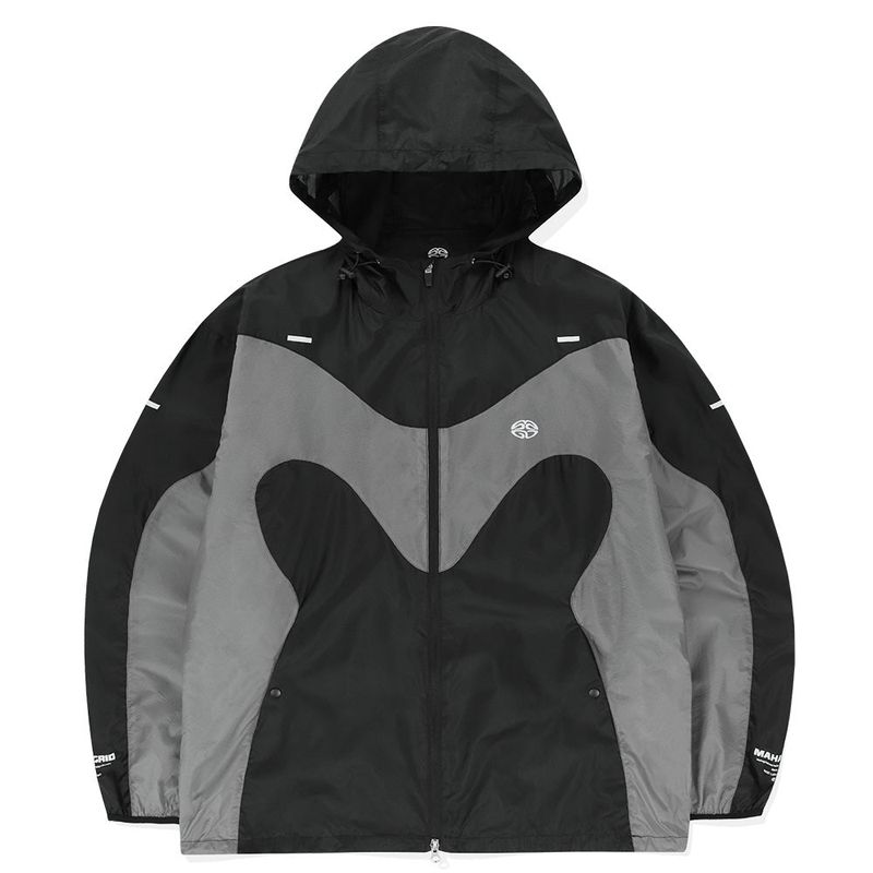 mahagrid（マハグリッド）の「WAVE M LOGO HOODED WINDBREAKER（Jackets/Outerwear）」