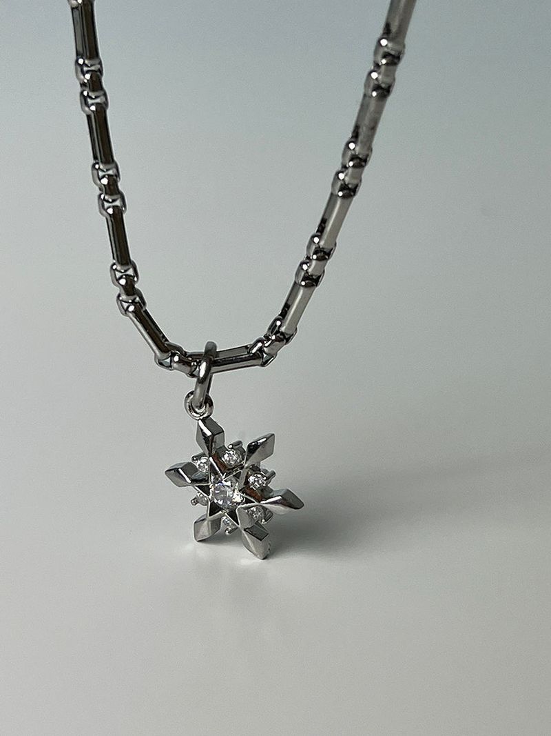 Snowflake necklace