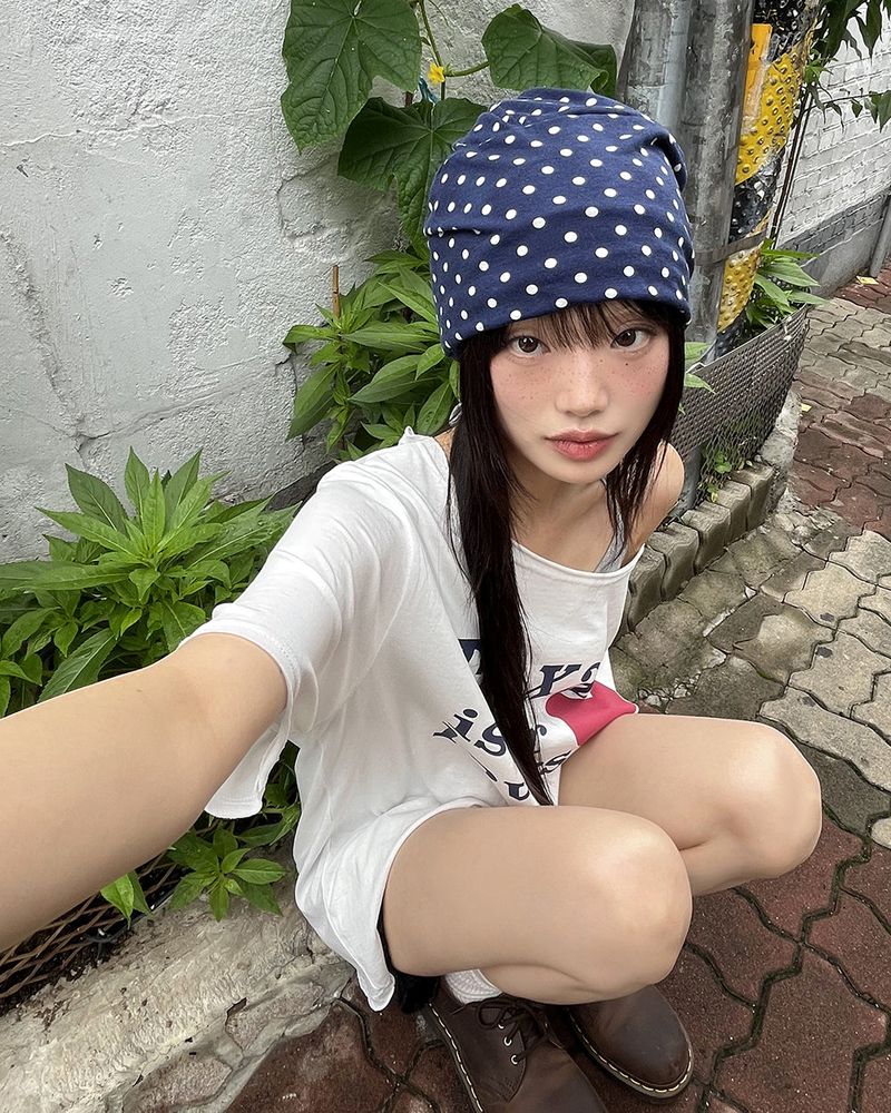 WONDER WONDER（ワンダーワンダー）の「パーコンドットツイストヘアバンドビーニー（帽子）」