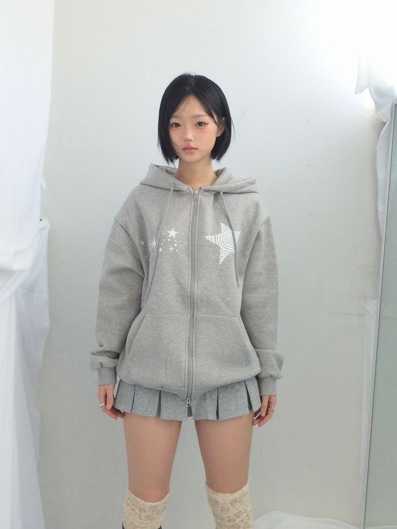 Basic Pleated Miniskirt