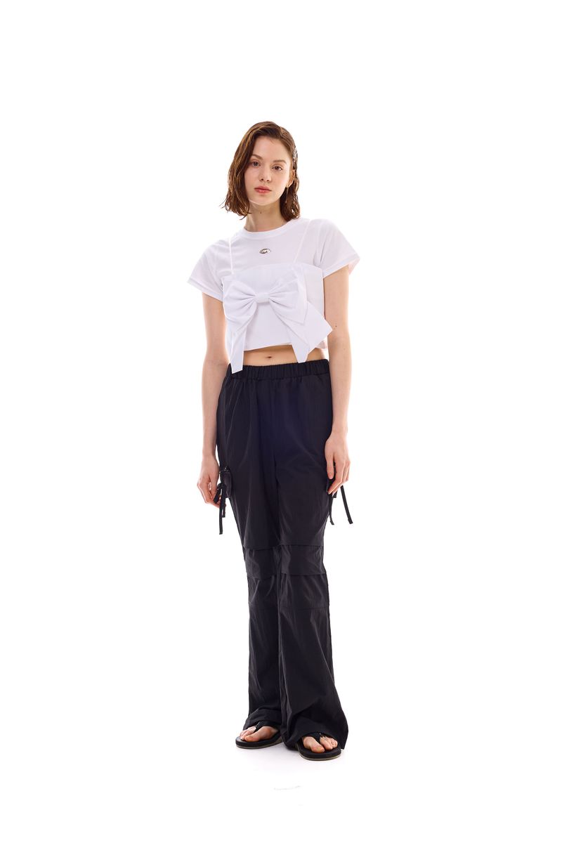 AI RIBBON BUSTIER / WHITE