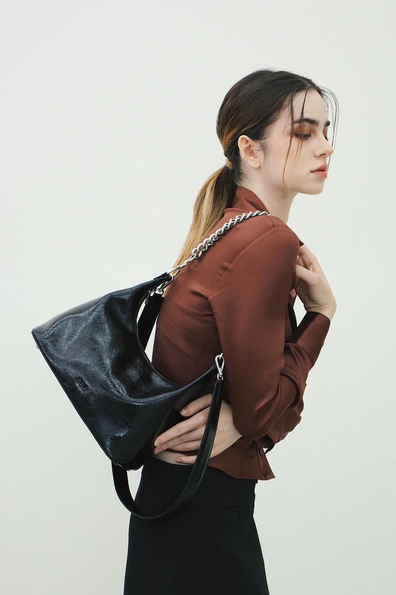 BOLD CHAIN CITY BAG_3COLORS