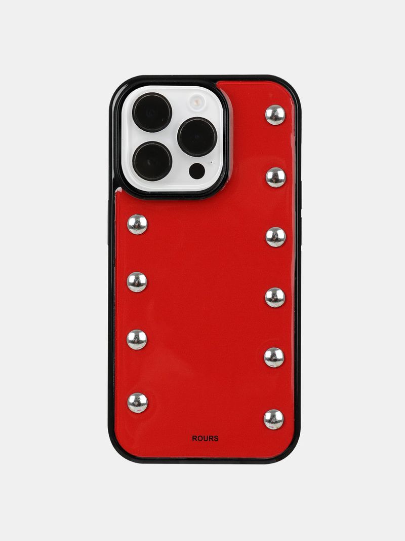 ROURS(ラウォルズ)の「line stud case (red)(Smartphone Accessories)」