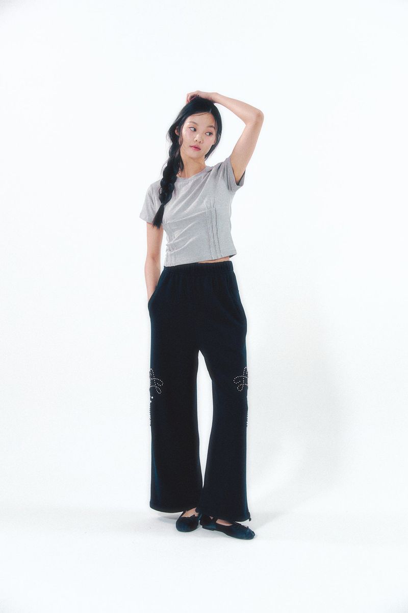 Pearl Track Pants Black