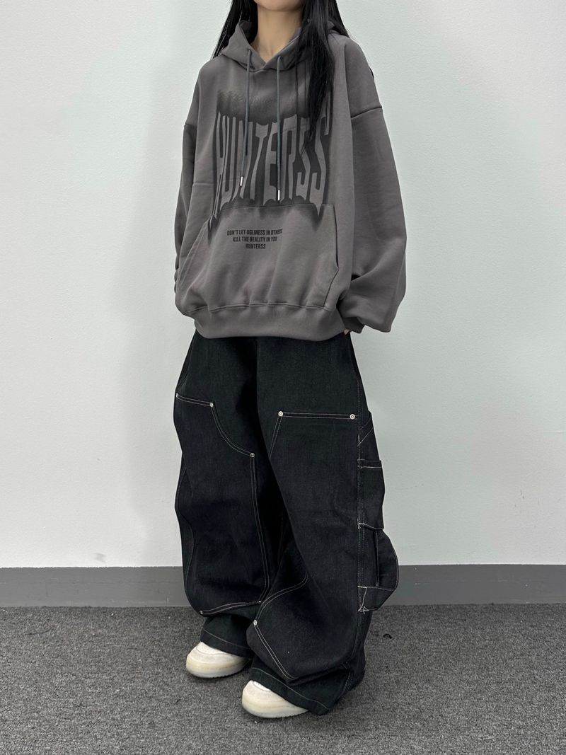 hunters crop hoodie