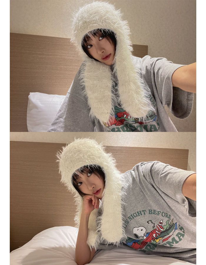 eon（イオエン）の「RABBIT FUR BEANIE（Hats）」