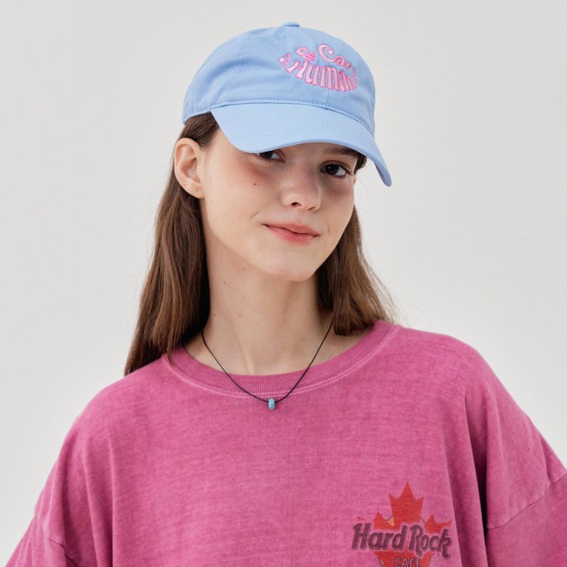 Human & Cat(ヒューマン&キャット)の「AND CAT BALL CAP_BLUE(Hats)」
