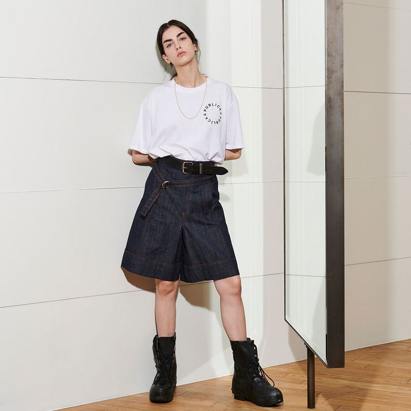  DIJON HALF PANTS, DENIM