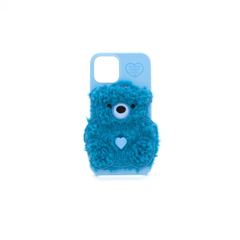 SUN CASE PATCH FLEECE BEAR OCEAN BLUE