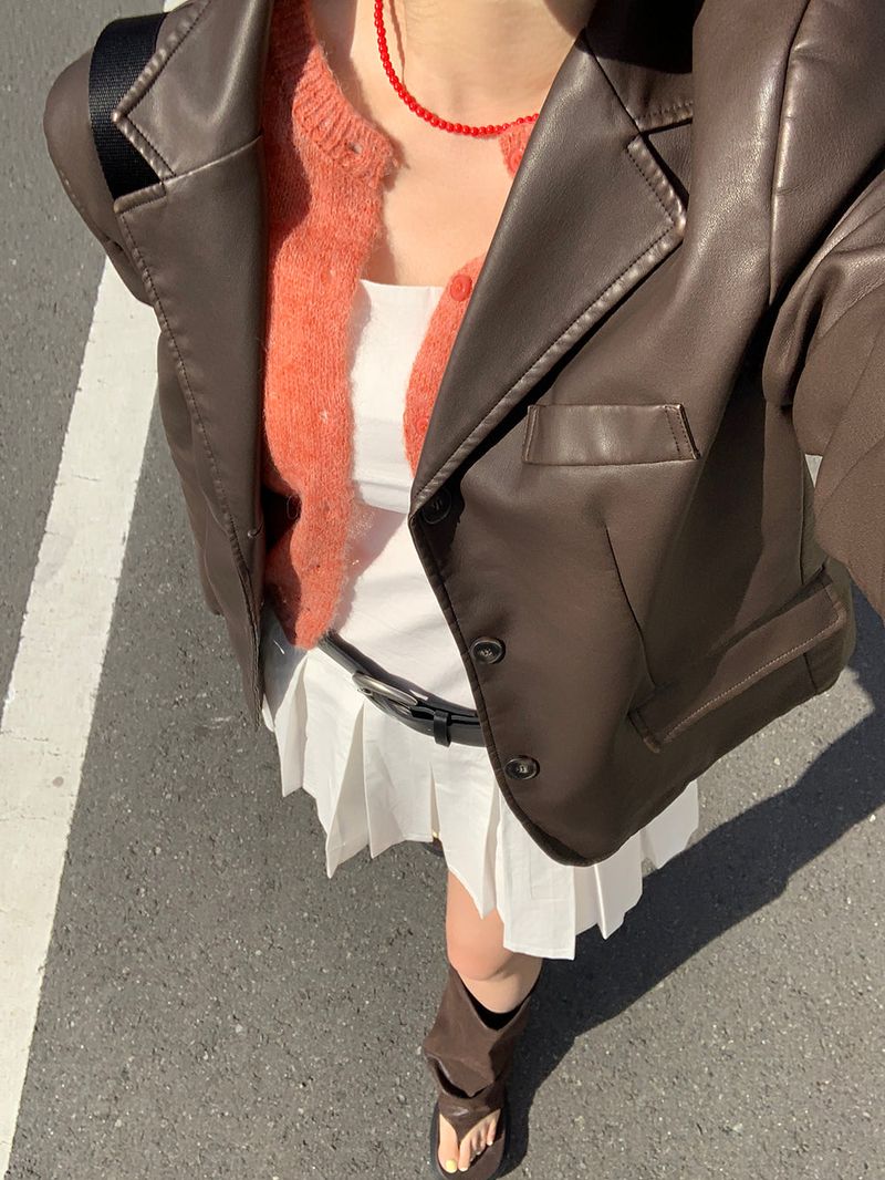 [MADE] LeToo Vintage Leather Jacket
