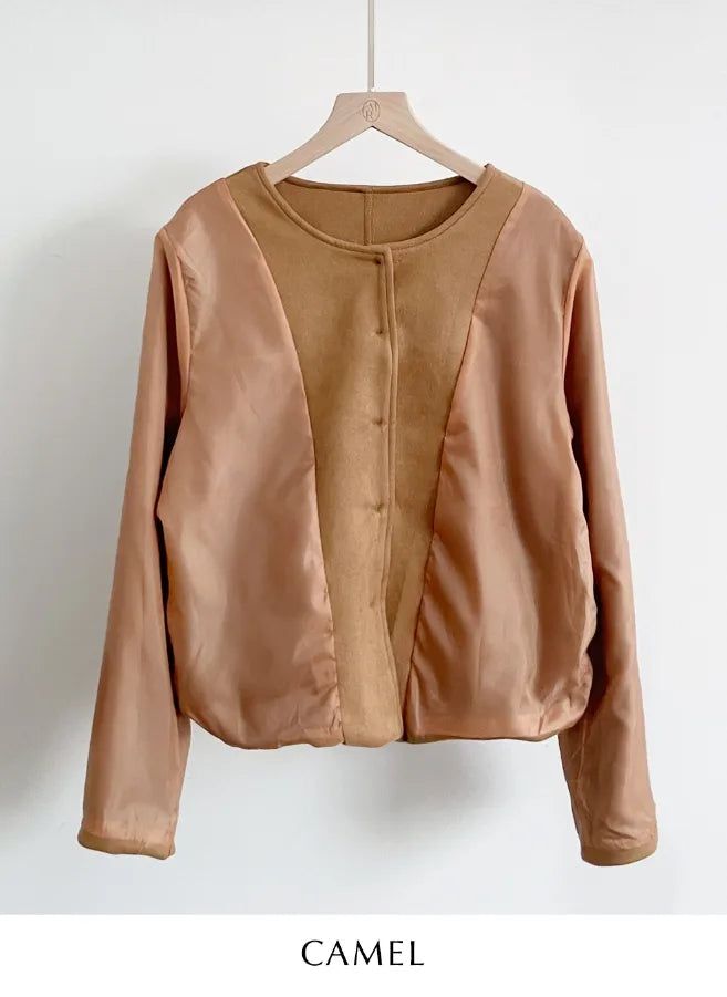 Cams Round Suede Jacket
