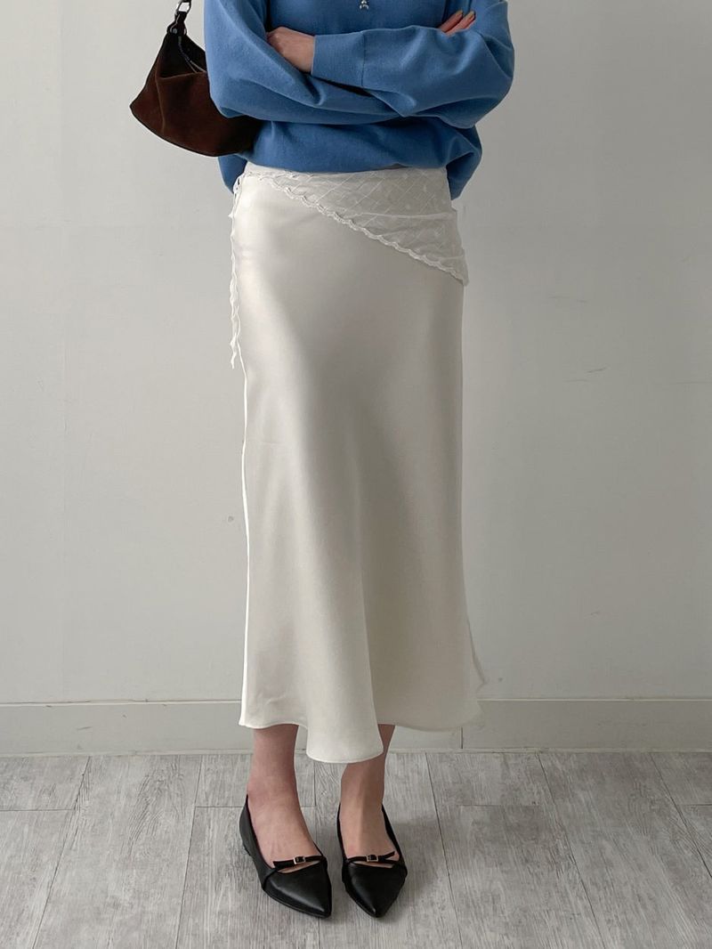 INCHANT ME（インチャントミー）の「Gomez Satin Mermaid Long Skirt（Skirts）」