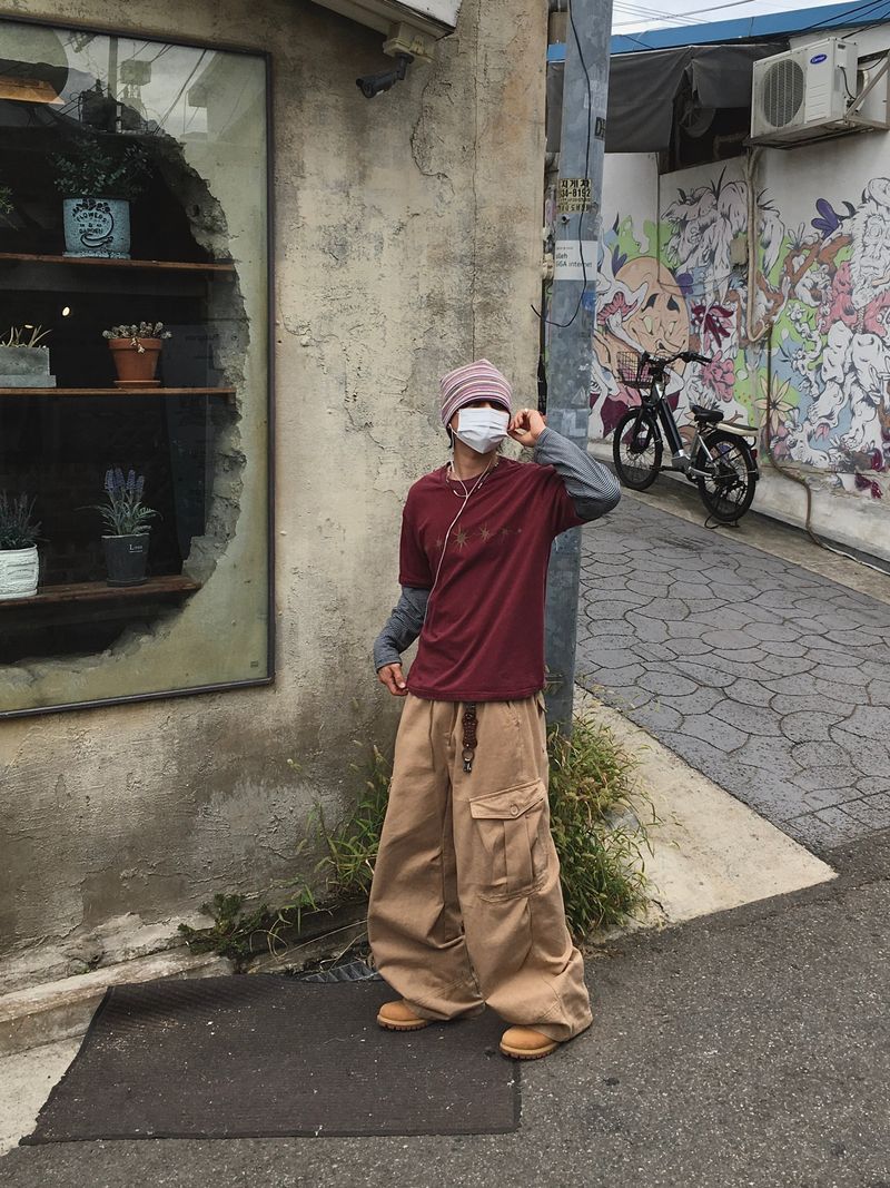 Utility Balloon Cargo Pants 4C