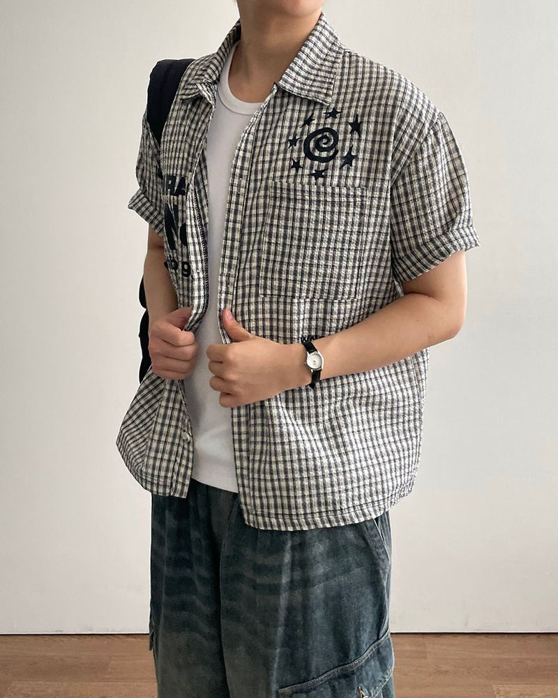 Crew Check Short Sleeve Shirt