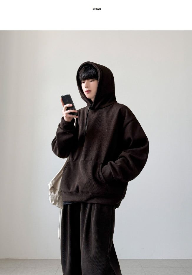 Milton Corduroy Hood Set Up