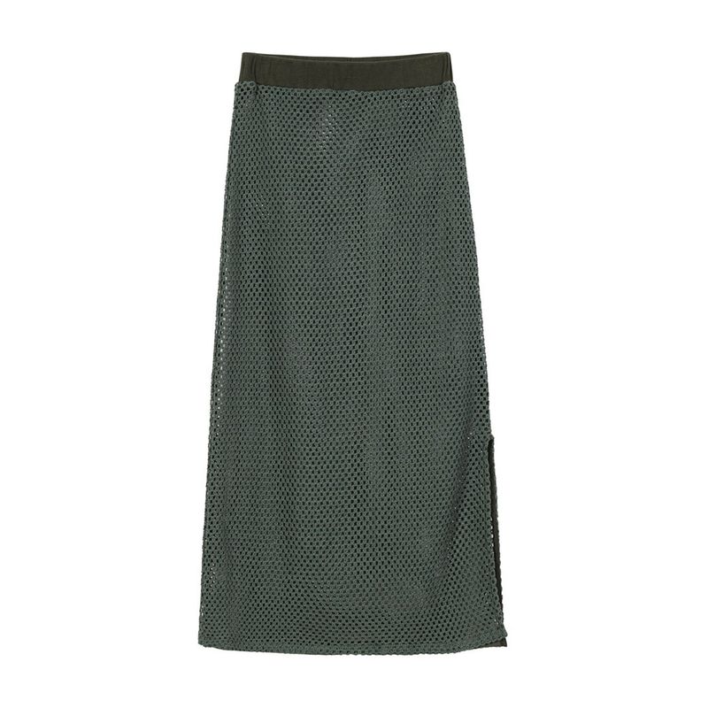CROCHET SKIRT (KHAKI)