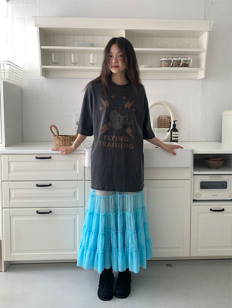 CANCAN LAYERED SKIRT DRESS (3C)