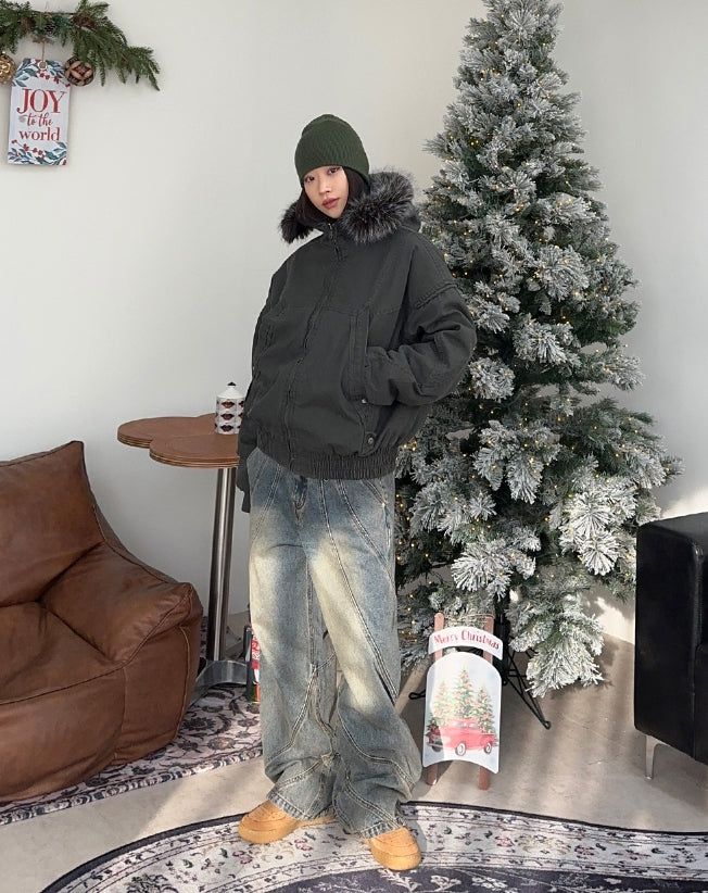 Aerild Fur Hooded Jumper