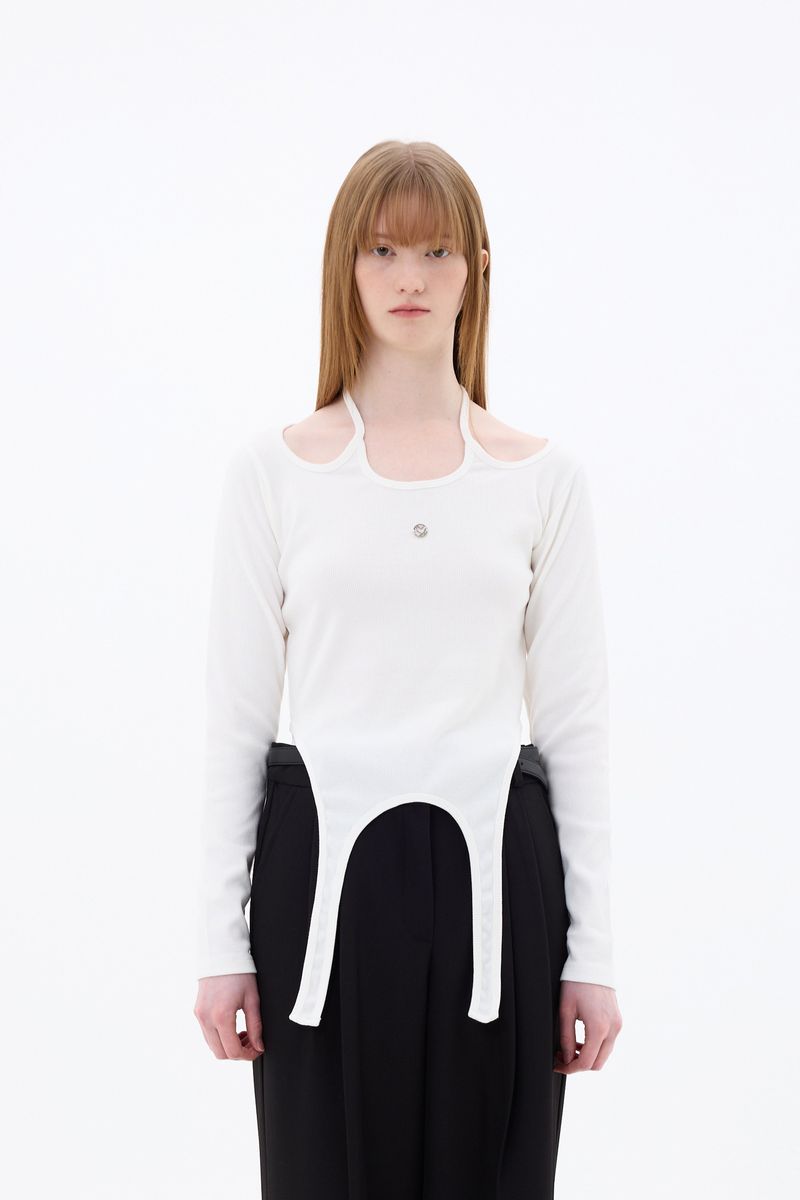 ARIKIM（アリキム）の「BLANCHE LONG SLEEVE / WHITE（Tops）」