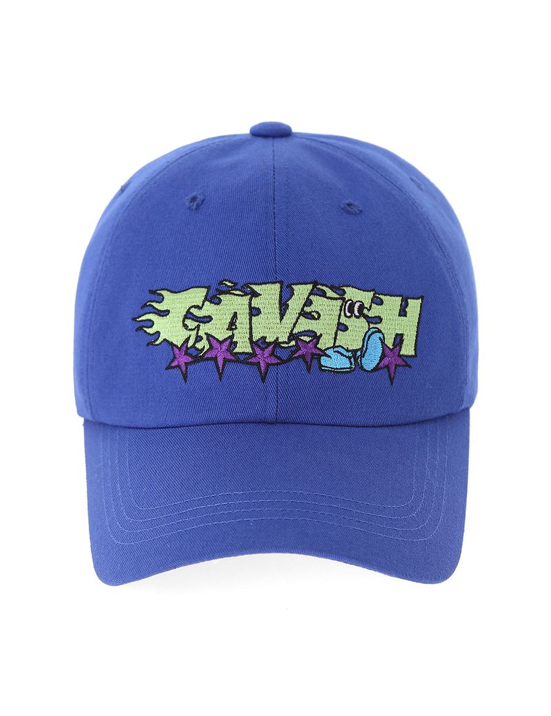 cavish（カビシ）の「FLAME LOGO CAP BLUE(CV2CFUAB24A)（Hats）」