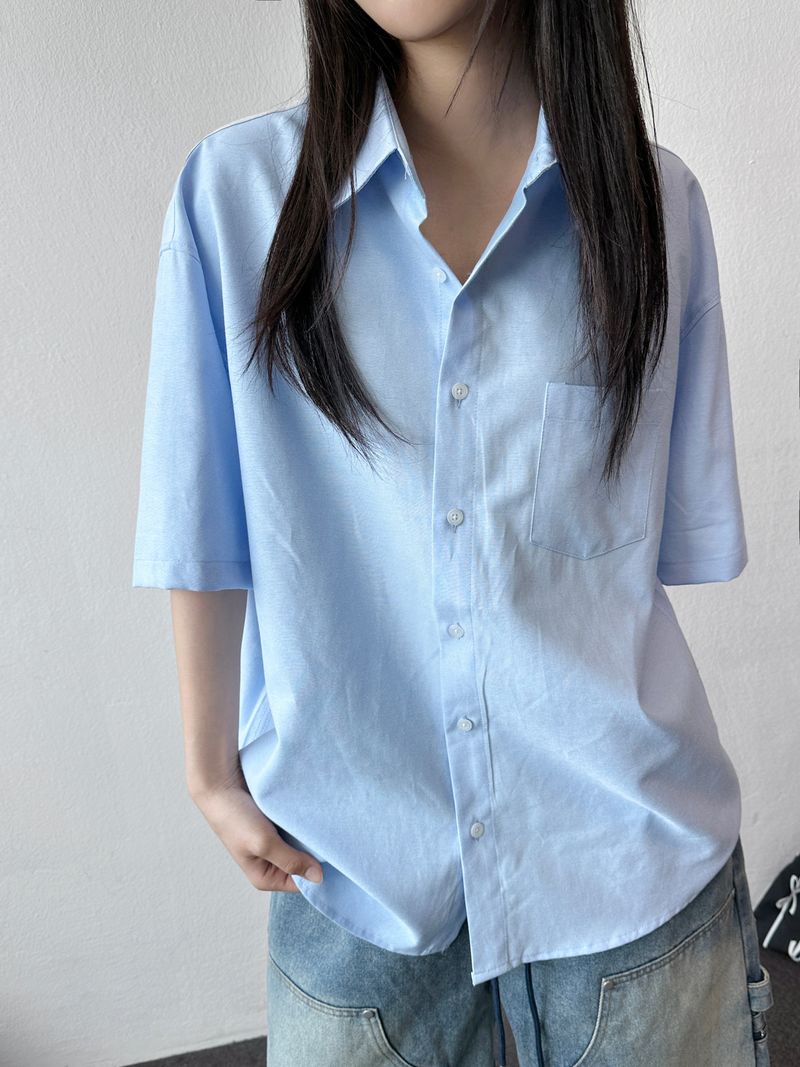 Hody Structured Oversized Boxy Shirt 4 color