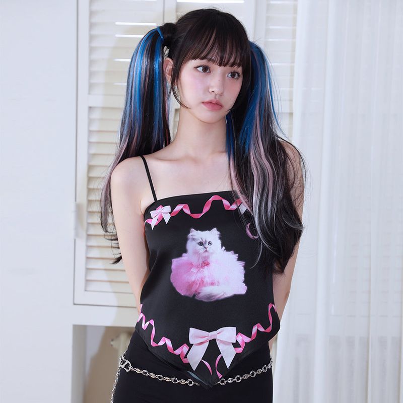 CLUT STUDIO（クラットスタジオ）の「0 2 ballerina cat scarf top（Tops）」