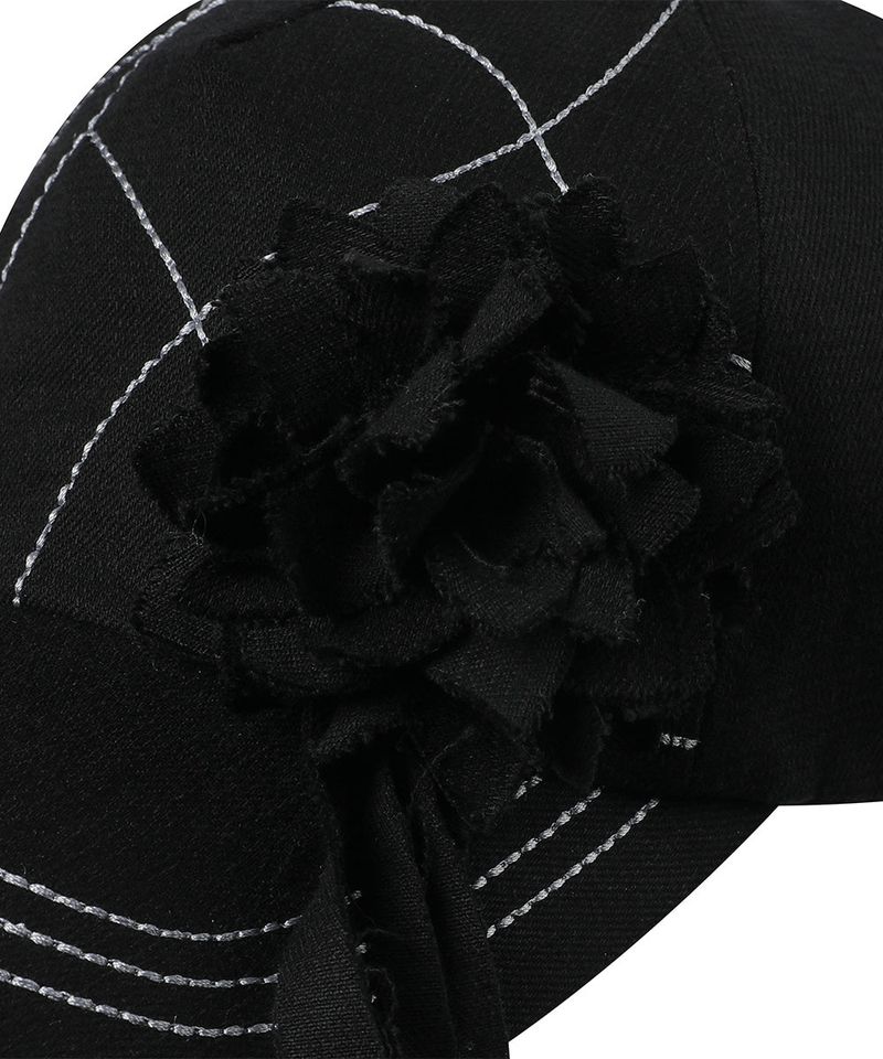 26SS★ Stitch line corsage ball cap