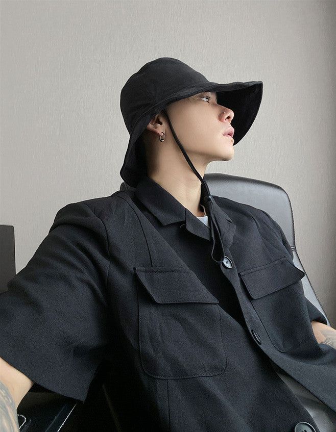 No.0232 LC string wire bucket HAT (4color)