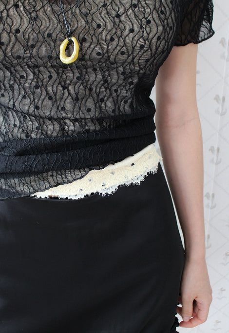 WAVE BOAT-NECK TOP