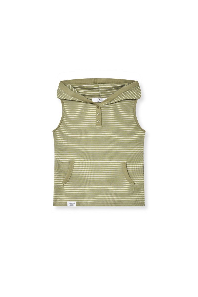 hd stripe top (khaki)