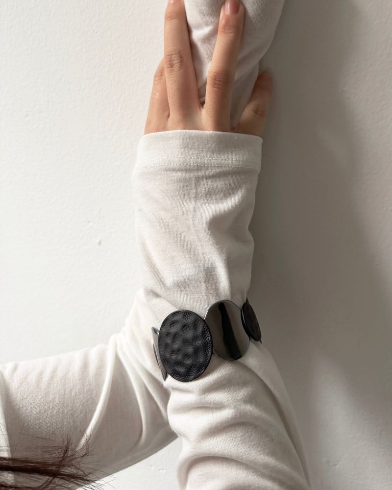 Polka Dot Noir Bracelet