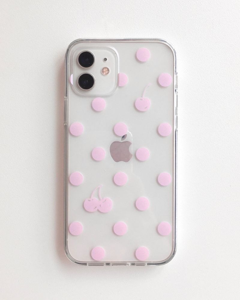 Dot Cherry Gel Case