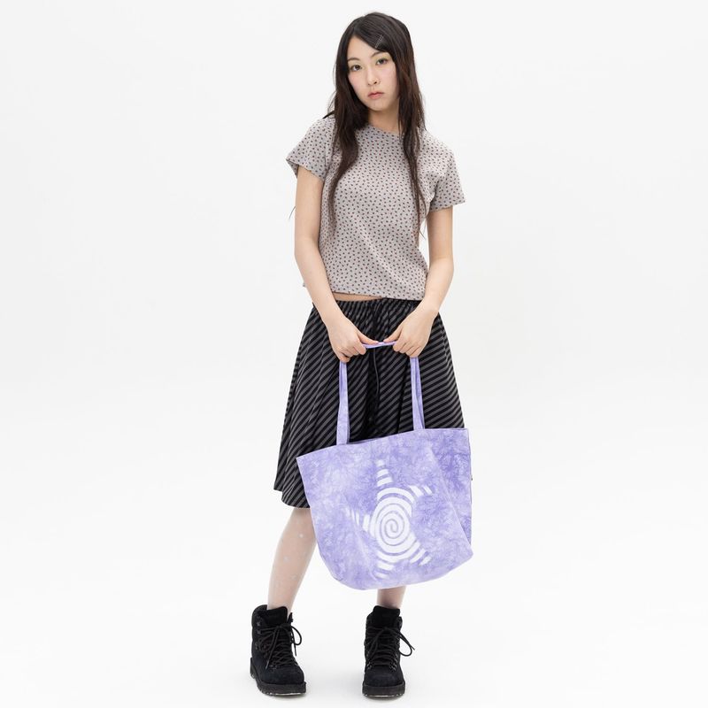 Twister Star Tote Bag - Purple