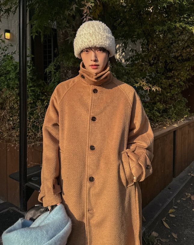 Posey Wool Balmacaan Coat