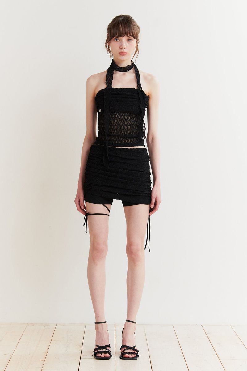 BELLA SKIRT PANTS black