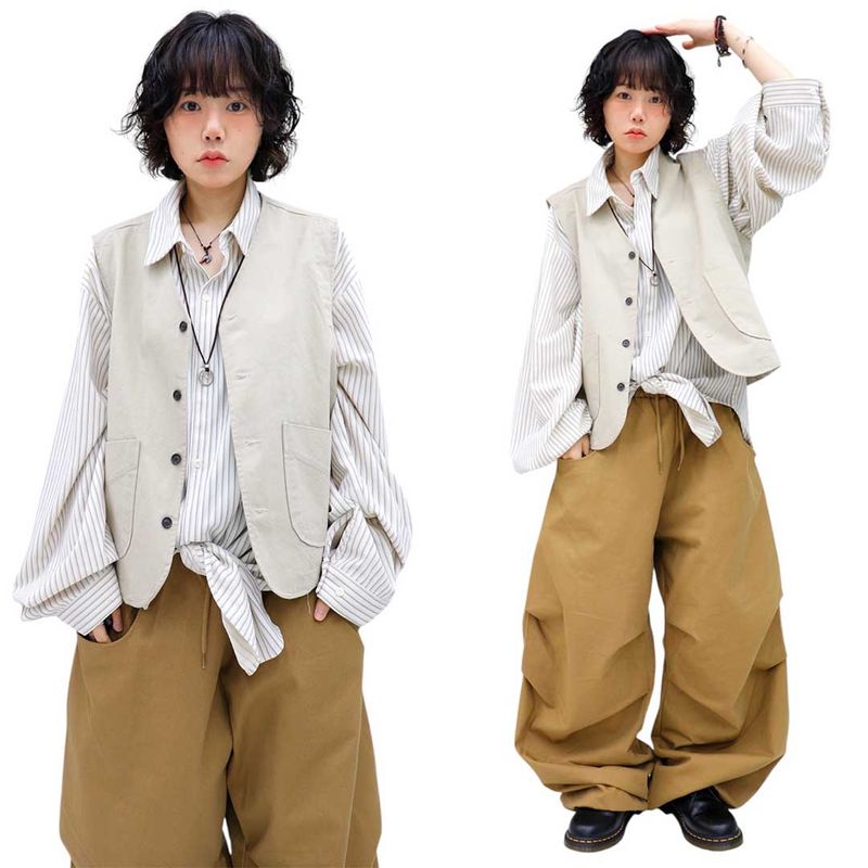 Vintage Button-Up Vest