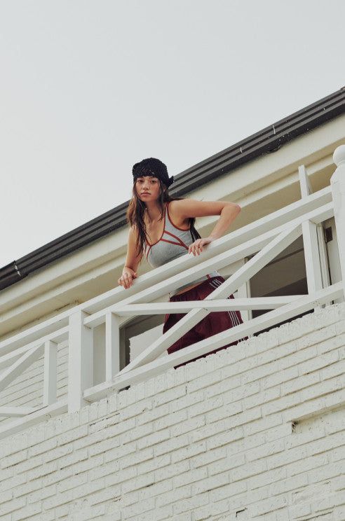 Sporty Line Tank Top (GRAY)