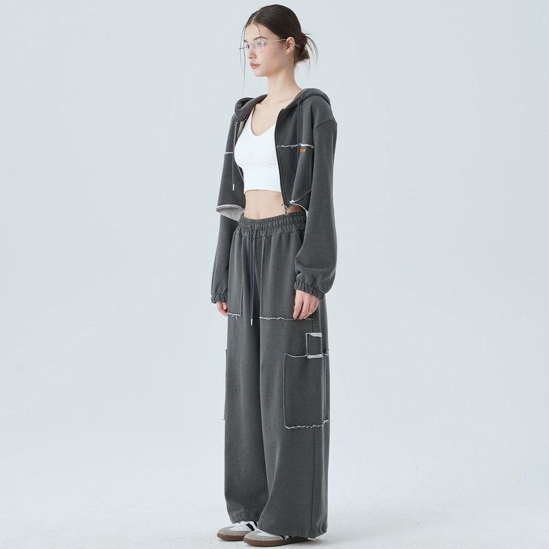 PIGMENT DYEING SWEATPANTS / CHARCOAL