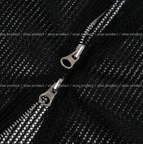 Summer Track Mesh Hooded Zip-Up