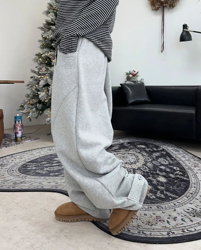 Edith Adjust Brushed Incision Pants