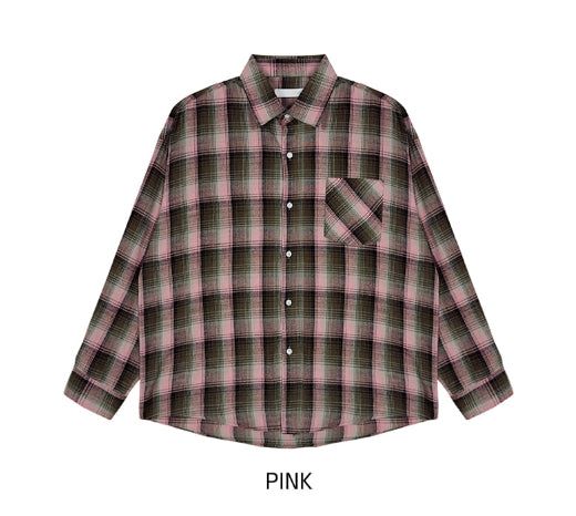 Doze loose fit check shirt