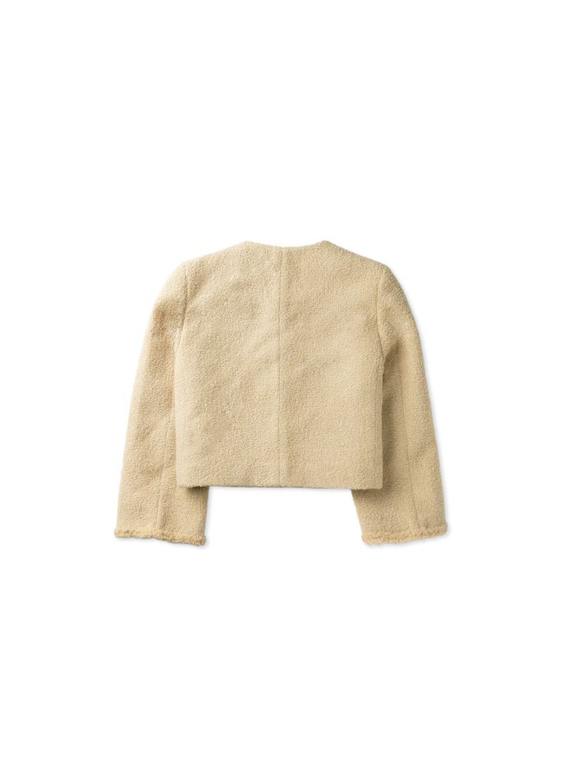 Poem tweed jacket_beige