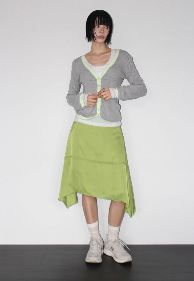 AAKE(アケ)の「MILKY TIPPING CARDIGAN(Tops)」