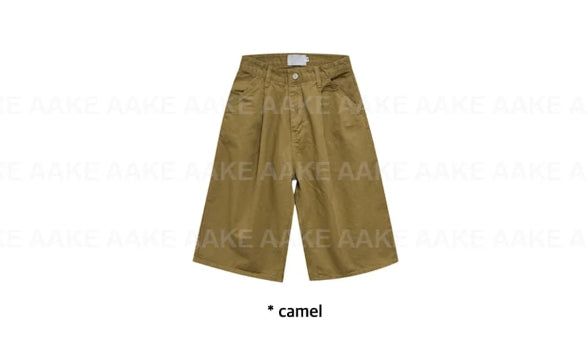DEEP PINTUCK BERMUDA PANTS