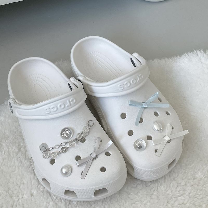 [made]glossy ribbon ver resin shoes charm set 