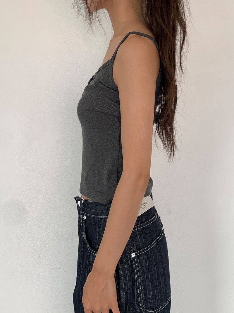 BUTTON FIT SLEEVELESS (6C)