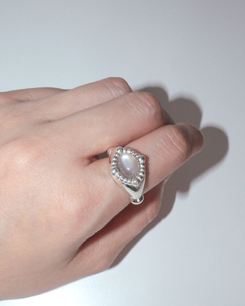 [MADE] bubble oval ring